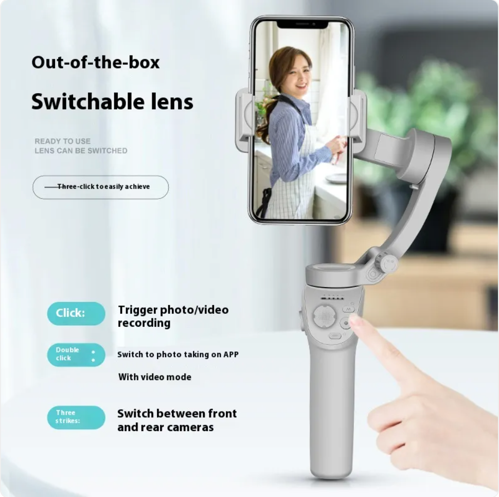 Estabilizador Gimbal de Mano de 3 Ejes para Celular