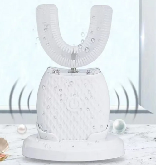 Cepillo Dental Eléctrico Ultrasónico con Limpieza Automática