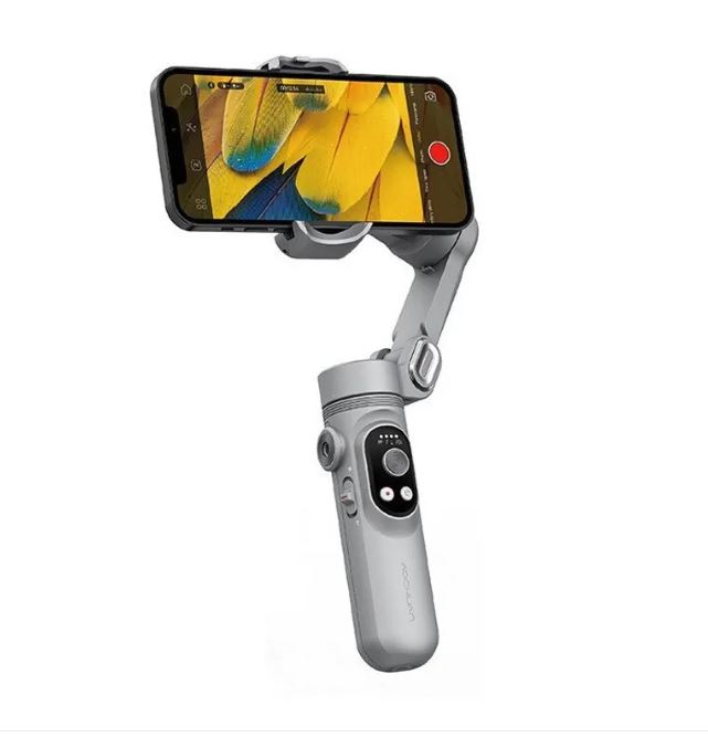 Estabilizador Gimbal PTZ de 3 Ejes para Celular — Anti-vibración Profesional