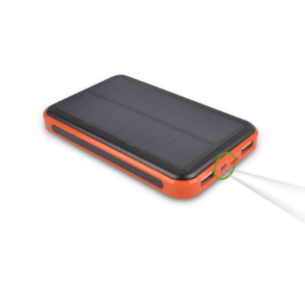 Power Bank Solar 20000mAh — Carga Infinita para Aventuras y Emergencias